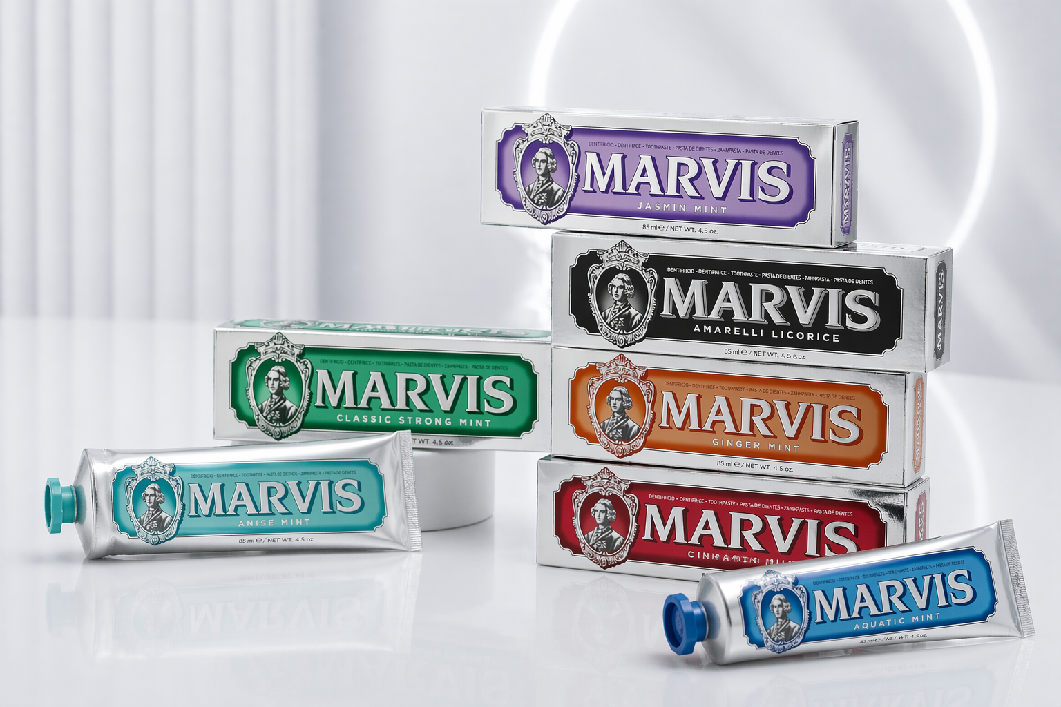 Marvis tandpasta’s